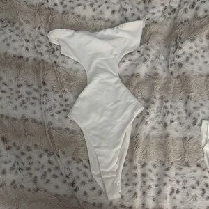 White Fox Boutique Cut out Bodysuit